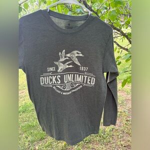 Ducks unlimited ladies long sleeve t shirt size small